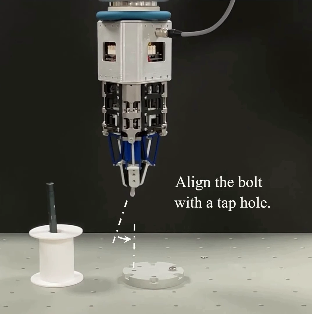 Changing light bulbs with robotic grippers