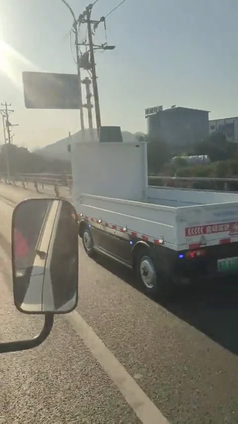 Robot trucks without cabs drive on china's roads